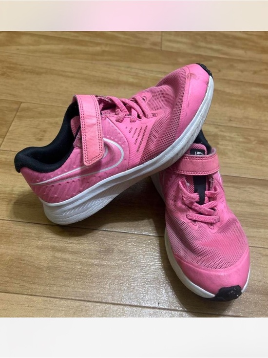 Nike Other - Nike Pink Kids' Sneakers with White Sole and Black Lining